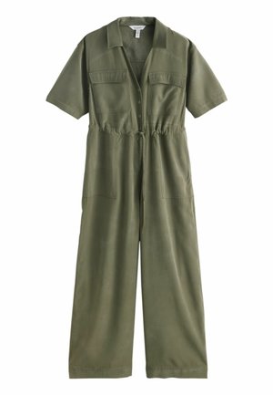 REGULAR FIT - SHORT SLEEVE UTILITY WIDE - Jumpsuit - khaki green