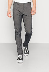 Replay PANTS - Calças - navy/light khaki