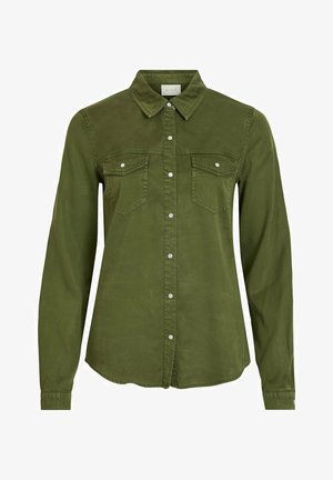 VILA, VIBISTA SHIRT - Nööpidega pluus - forest night