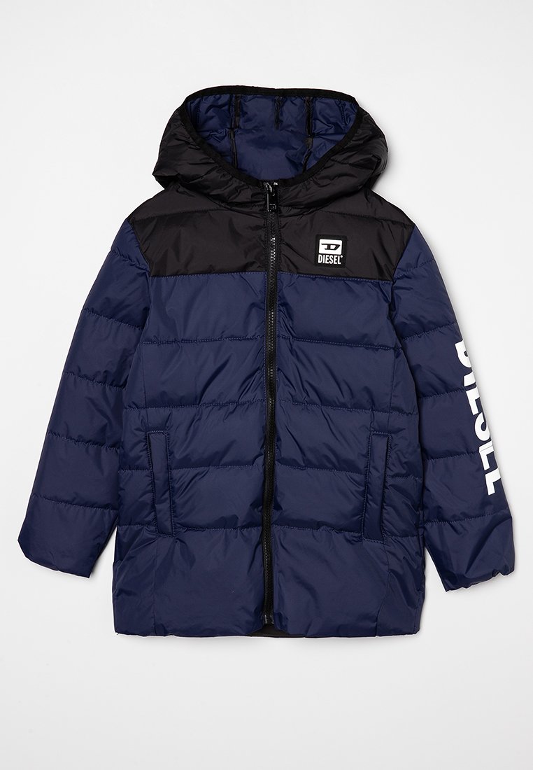 Diesel Wintermantel donkerblauw Diesel Wintermantel donkerblauw