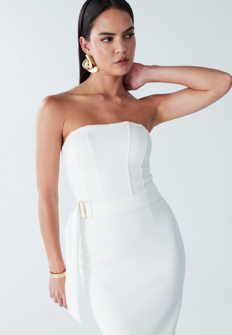 BWLDR BYDEE - Shift dress - white - Zalando.ie