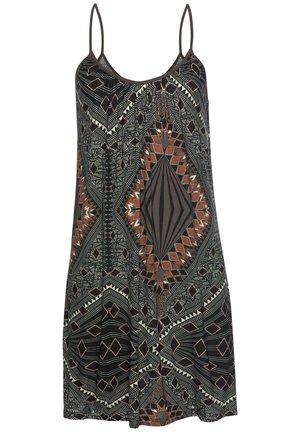 LASCANA, Nightie - gemustert-braun