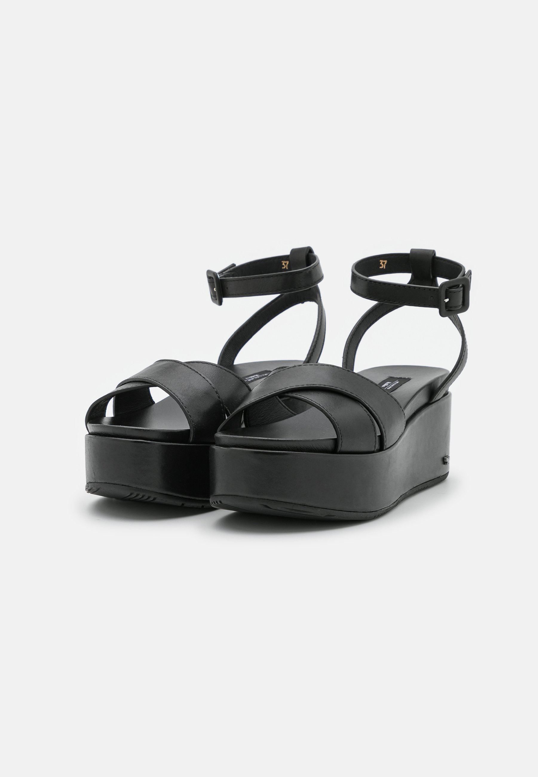 WEEKEND MaxMara KABUL - Sandalias con plataforma - nero/negro - Zalando.es