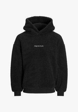 Jack & Jones TEDDY - Sweat à capuche - black