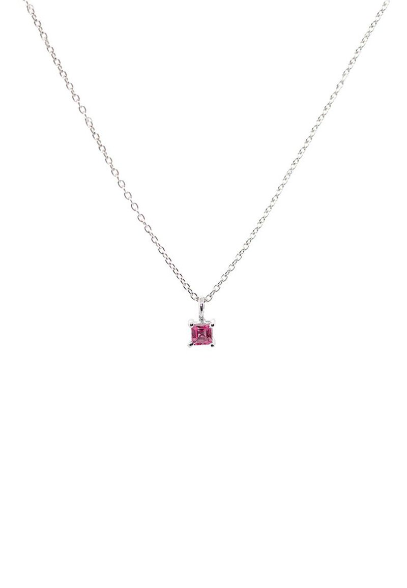 Damen Halsketten | Carolin Stone Jewellery SELBSTBEWUSSTSEIN Halskette silber pink/silberfarben - FN37348 Damen Halsketten | Carolin Stone Jewellery SELBSTBEWUSSTSEIN Halskette silber pink/silberfarben - FN37348