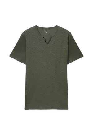 Terranova, CON SCOLLO SERAFINO - T-shirt basic - salvia