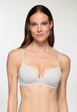 Reggiseno a triangolo - grigio chiaro melange