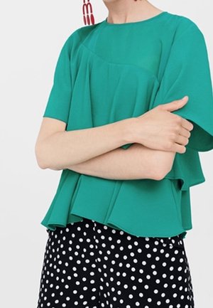 Blouse - turquoise