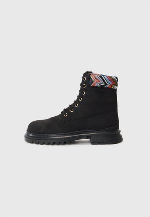 NICOLE - Veterboots - black/multi-coloured
