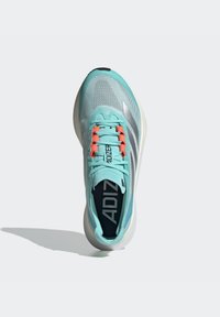 adidas Performance ADIZERO BOSTON 12 - Apavi skriešanai pa asfaltu - flash aqua/silver metallic/light aqua