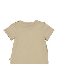 Keharisan kaus oblong lengan pendek terbuat dari katun lembut. Dilengkapi dengan kerah bundar dan label samping. Desain yang sederhana tanpa hiasan atau pola.