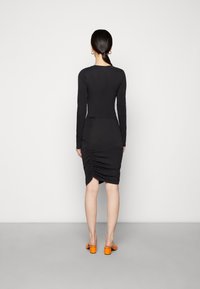 Noisy May NMAPRIL ROUCHING DRESS - Šaty do práce - black