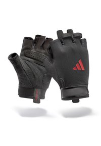 adidas Performance ESSENTIAL TRAINING GLOVES - Gloves - schwarz rot
