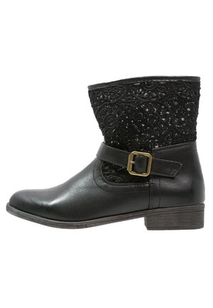 Cowboy- / bikerstøvlette - black