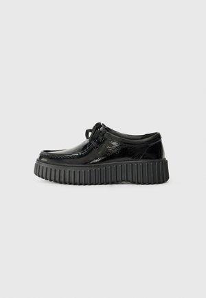 TORHILL BEE - Sportieve veterschoenen - black