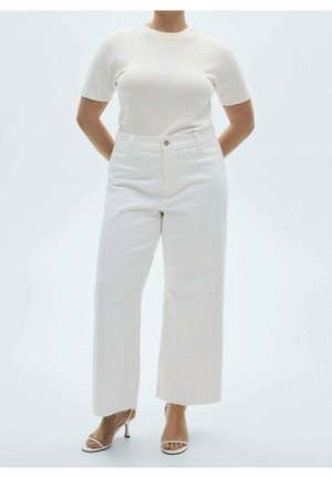 Flared Jeans - white
