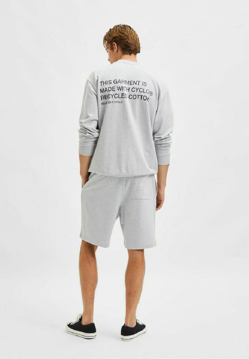 Herren Chino Shorts | Selected Homme SLHLOOSEAAREN Shorts grey melange/grau - VJ41564 Herren Chino Shorts | Selected Homme SLHLOOSEAAREN Shorts grey melange/grau - VJ41564