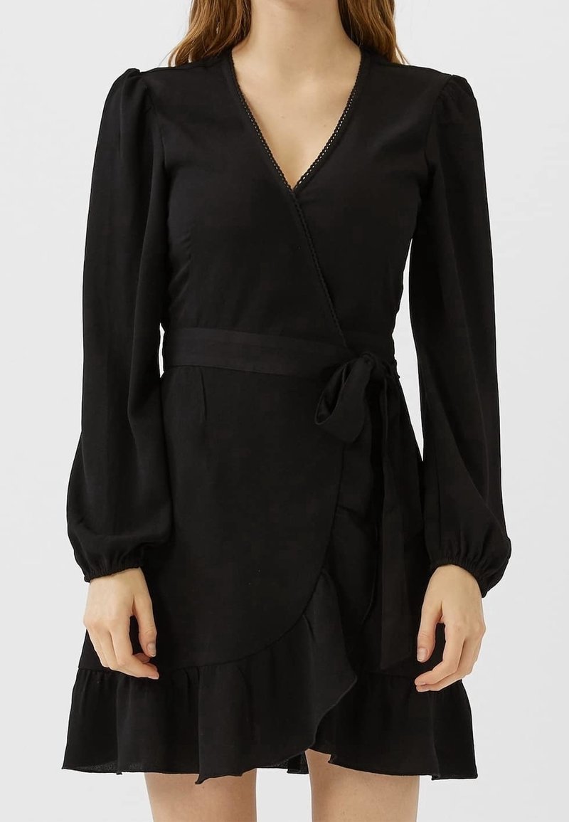 Stradivarius Vestito casual - black