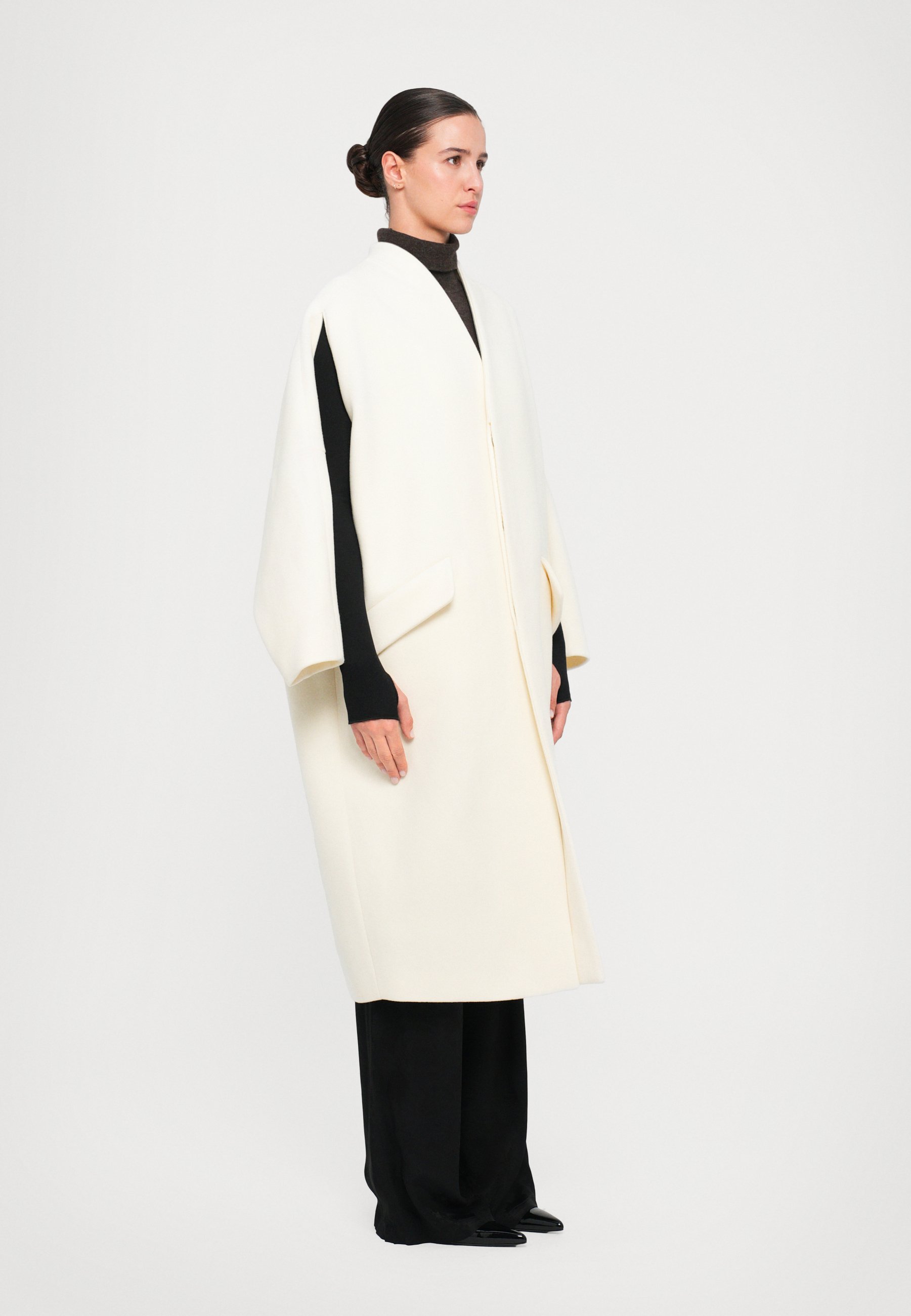 MM6 Maison Margiela COAT - Classic coat - milk/off-white