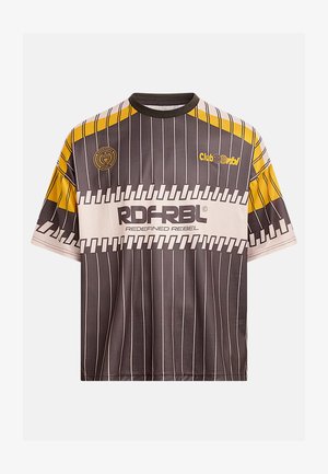 Redefined Rebel, CALUM TEE BOXY FIT - T-shirts print - turkish coffee