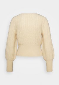 Pieces Petite Stickad tröja - beige