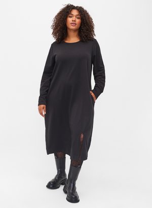 Zizzi WITH POCKETS - Day dress - black