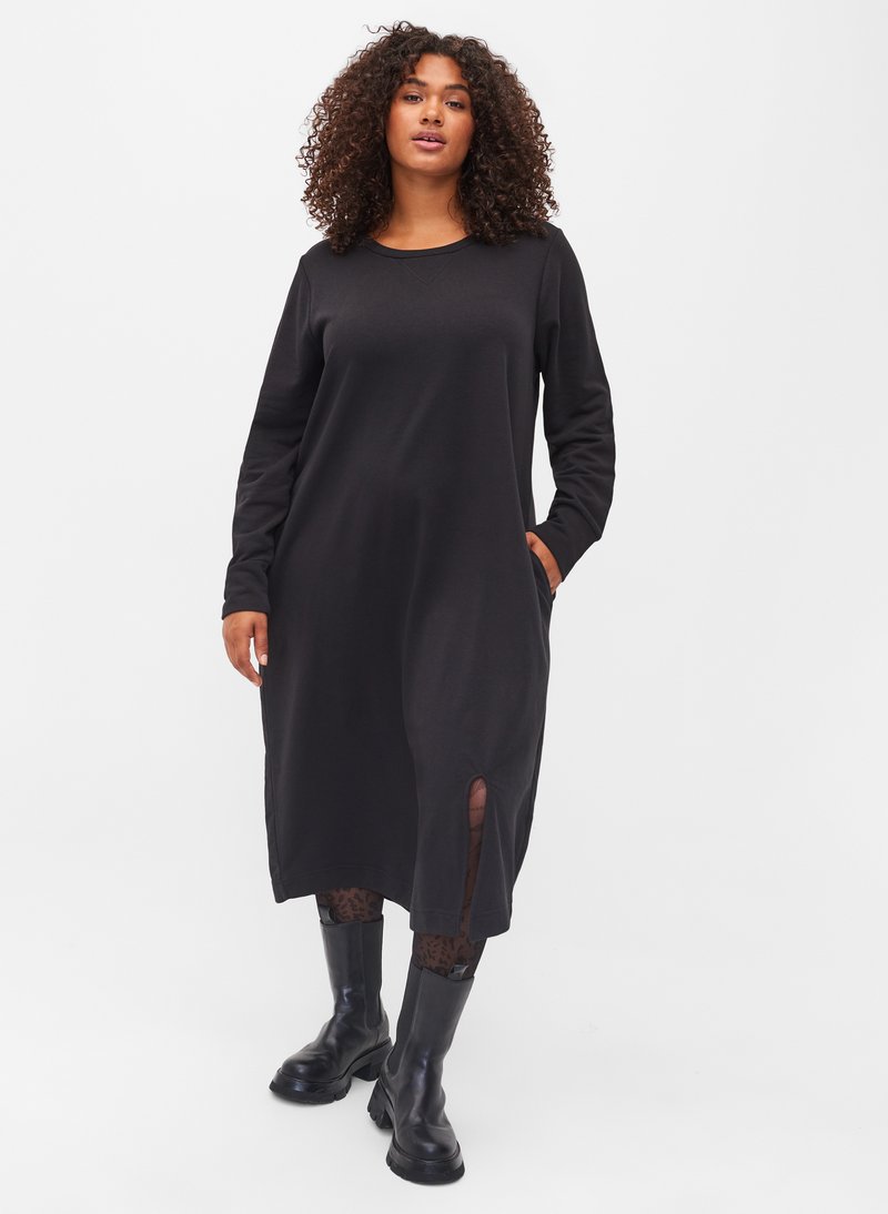 Zizzi WITH POCKETS - Vestito casual - black
