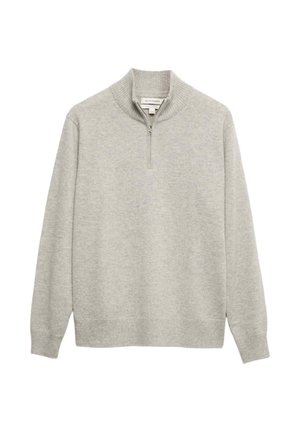 HALF ZIP - Jersey de punto - grey marl