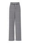 PCLAYA WIDE - Pantaloni - black/white