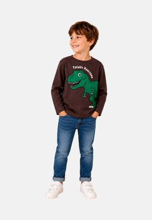 Name it, NAME IT LONGSLEEVE NEDIN LANGARMSHIRT - Longsleeve - braun