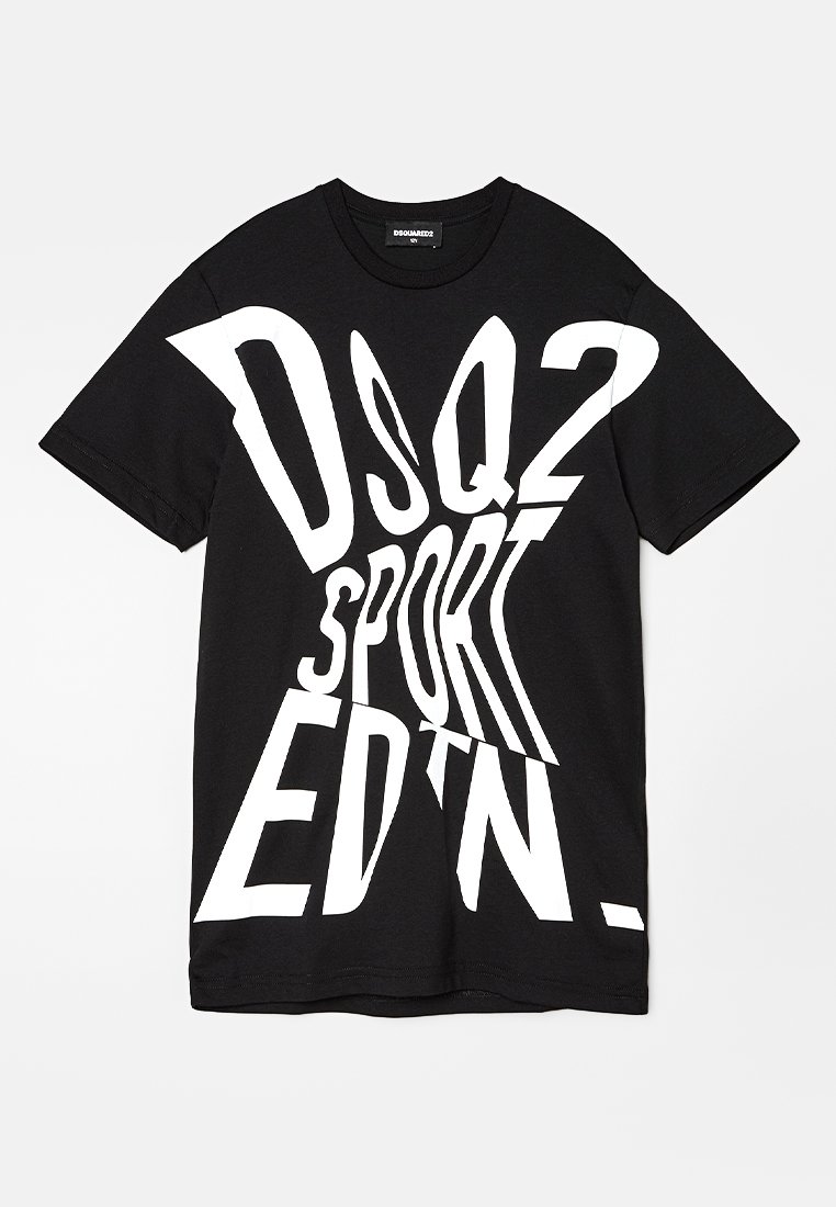 Dsquared2 T-shirt print zwart Dsquared2 T-shirt print zwart