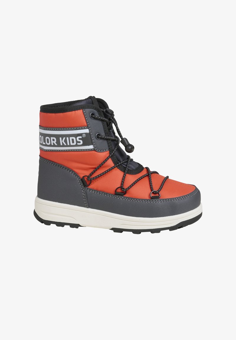 Color Kids WITH STRING - Hiking shoes - orange