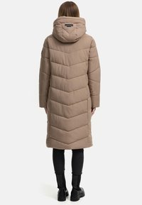 Navahoo Wintermantel - taupe grey