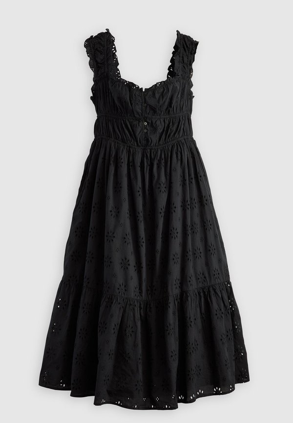 AMAYA TIERED MAXI DRESS - Day dress - anthracite night3