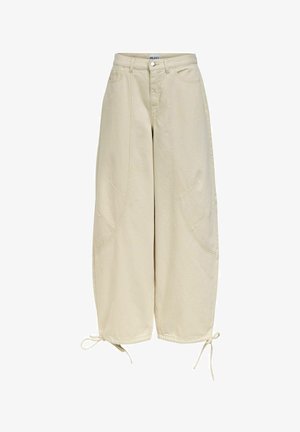 Object, TROUSERS WIDE BALLOON - Pantaloni - birch