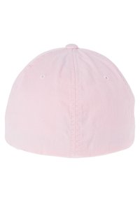 Căciulă de baseball roz, din bumbac, cu formă structurată, design cu șase panouri și nasture superior. Include orificii de ventilație și cusături dublate.