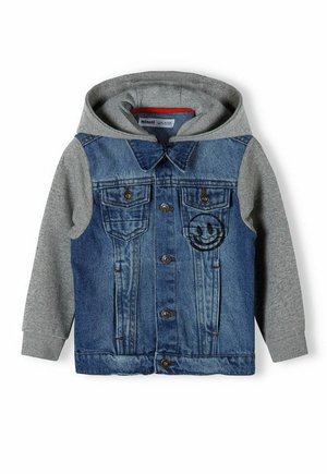 FLEECE HOOD AND LONG SLEEVES - Kavaj - blue denim grey
