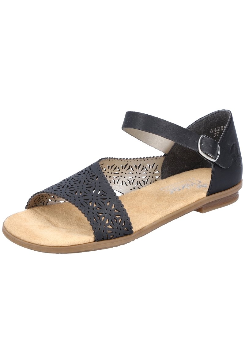 Damen Riemchensandalen | Rieker Riemensandalette black/schwarz - YT99913 Damen Riemchensandalen | Rieker Riemensandalette black/schwarz - YT99913