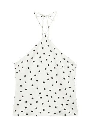 PULL&BEAR, SATIN HALTER - TOP - Débardeur - white