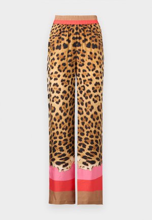 TROUSERS - Nadrágok - coral red