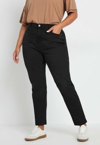 Yours Clothing MOM - Jeans slim fit - black