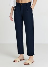 Calliope TASCHE ALLA FRANCESE MISTO - Stoffhose - blu notte