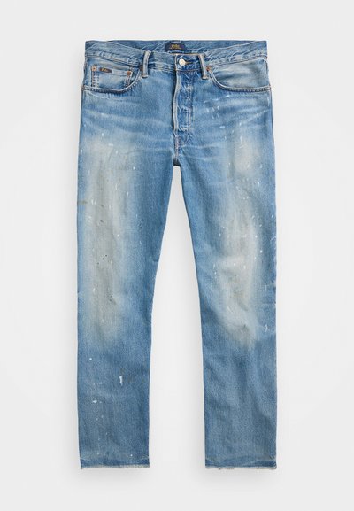 Polo Ralph Lauren HERITAGE STRAIGHT FIT DISTRESSED JEAN - Ravne kavbojke - habana