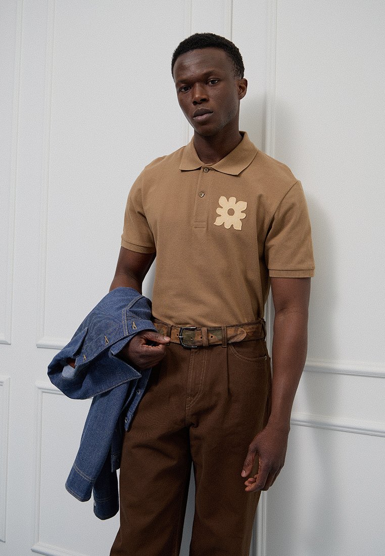 sandro Poloshirt lichtbruin