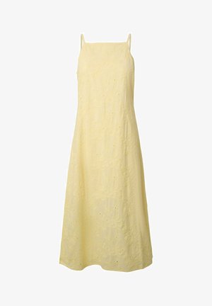 Pieces, PCGINGER SL ANKLE DRESS WVN - Maxi-jurk - french vanilla