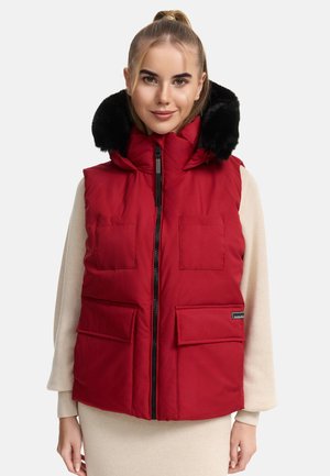 STEPP ZIMTHÄSCHEN XIV - Mellény - dark red