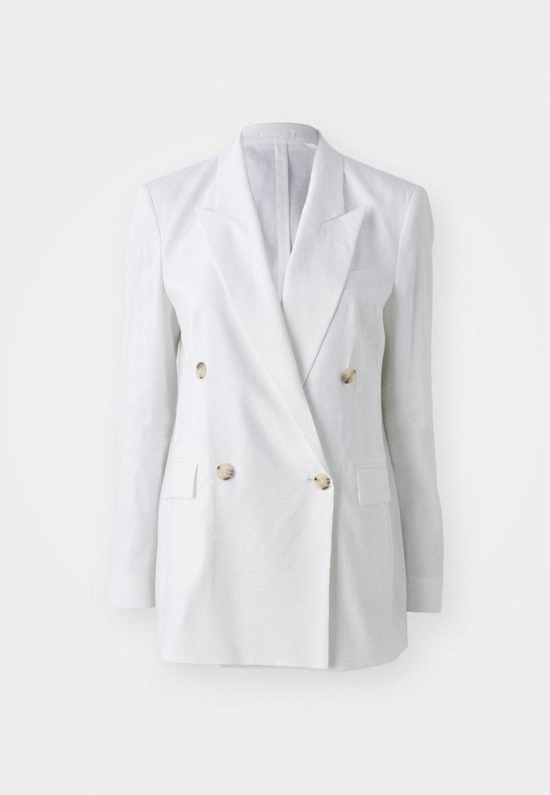 Boss Halflange jas wit