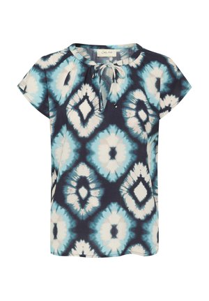 Pluus - aqua tie dye