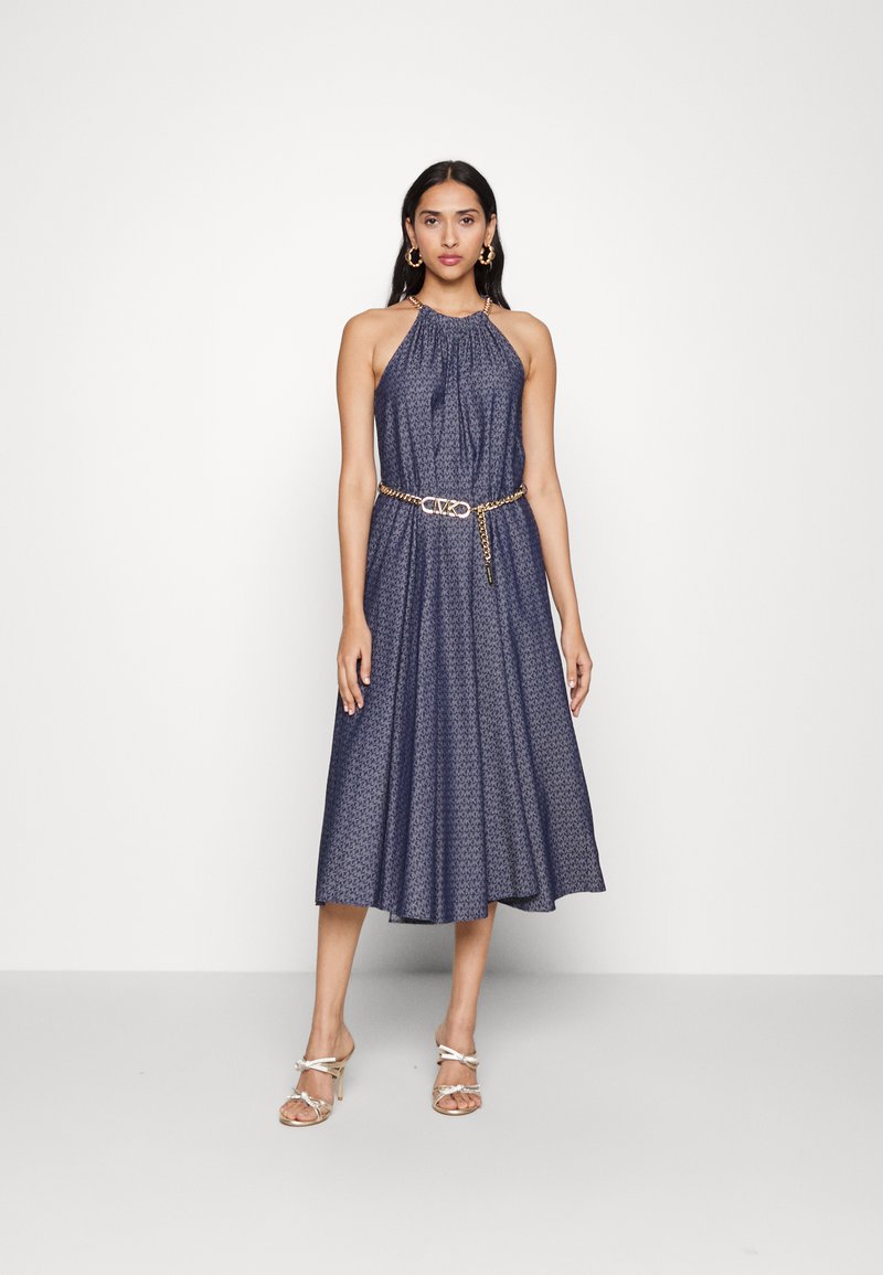 MICHAEL Michael Kors CHAIN BELT HALTER Rochie cocktail/Rochie