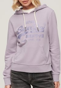 Superdry & Co Felpa con cappuccio - purple